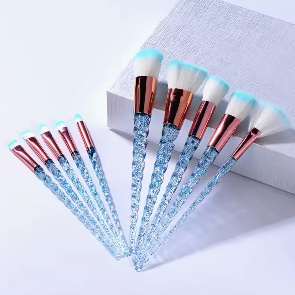 10 Piece Makeup Brushes Set